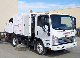 Street Sweepers have Right-of-Way over runners 101 Marathoners